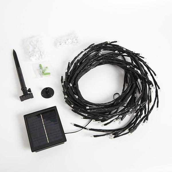 Videira de Luzes LED Movidas à Energia Solar