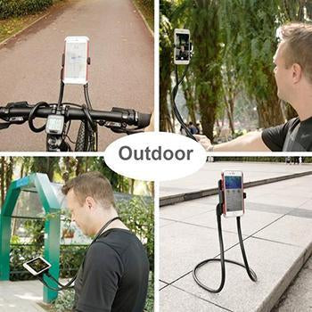 Suporte de Telefone e Tablet Articulado 360º para Pescoço