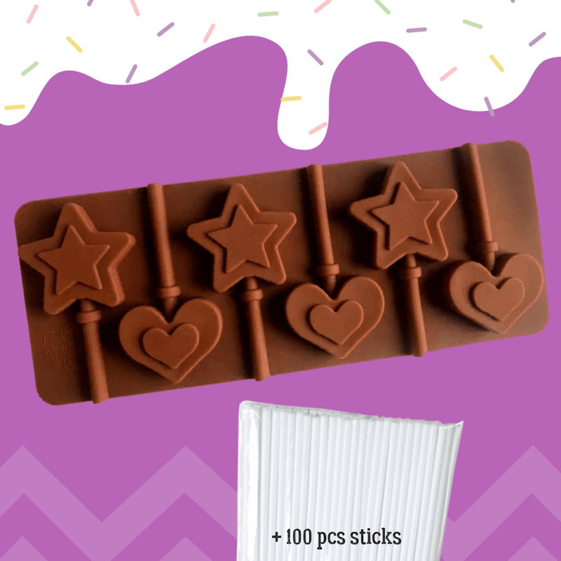Pop Treat - Kit de Moldes para Pirulito