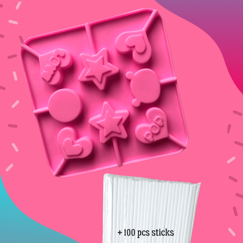 Pop Treat - Kit de Moldes para Pirulito
