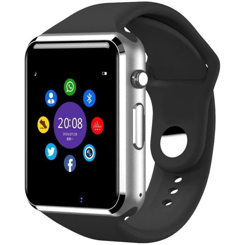 Relógio Inteligente via Bluetooth com Cartão de Memória 8gb SmartWatch T50