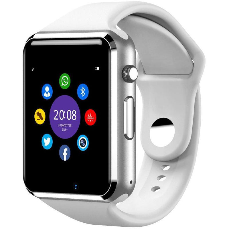 Relógio Inteligente via Bluetooth com Cartão de Memória 8gb SmartWatch T50