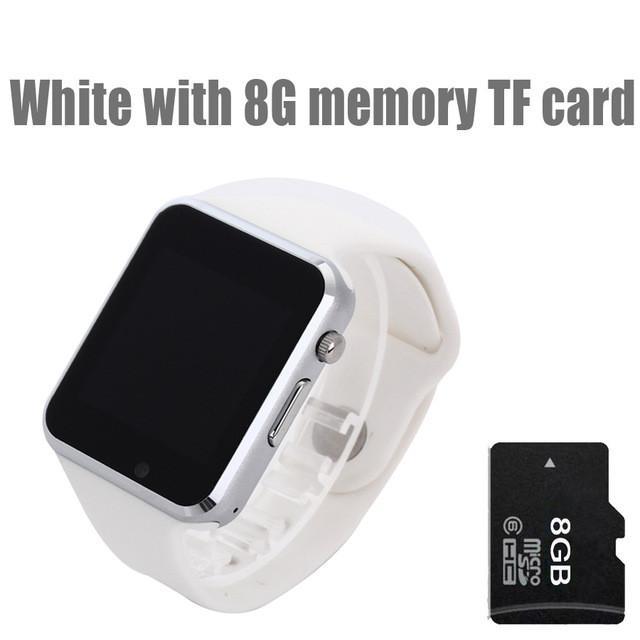 Relógio Inteligente via Bluetooth com Cartão de Memória 8gb SmartWatch T50