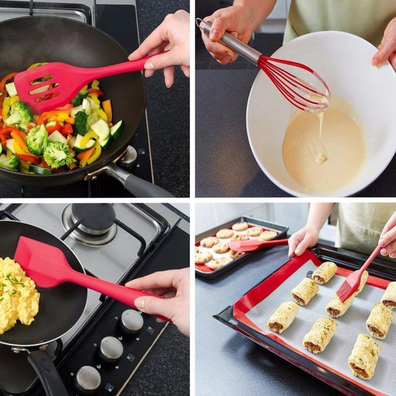 Kit de Utensílios em Silicone