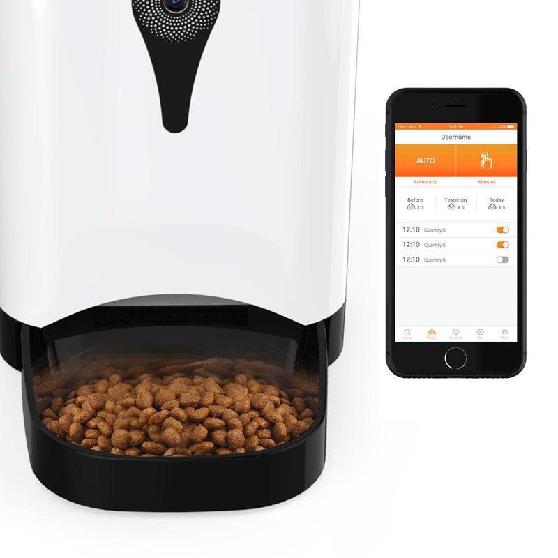 Smart Pet Comedouro Automatico Wifi FX801