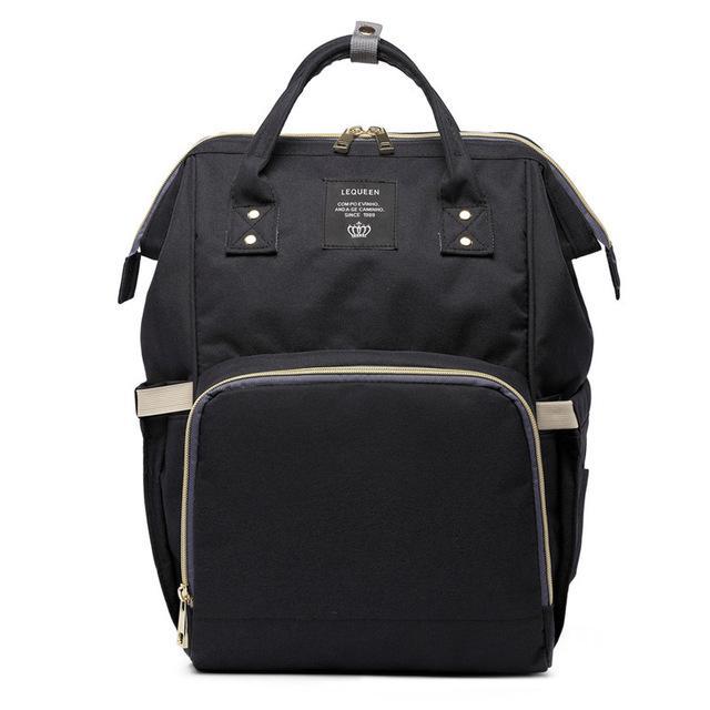 Bolsa Mochila Maternidade Multifunção Impermeável LeQueen - Essential Baby Bag