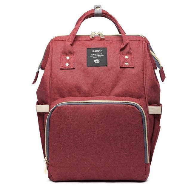 Bolsa Mochila Maternidade Multifunção Impermeável LeQueen - Essential Baby Bag