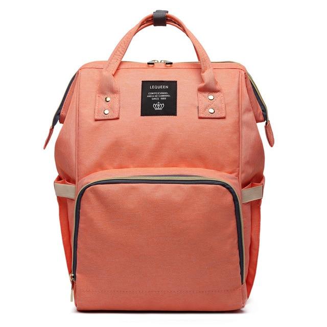 Bolsa Mochila Maternidade Multifunção Impermeável LeQueen - Essential Baby Bag