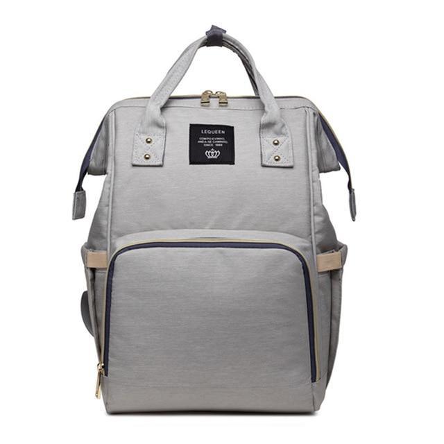 Bolsa Mochila Maternidade Multifunção Impermeável LeQueen - Essential Baby Bag