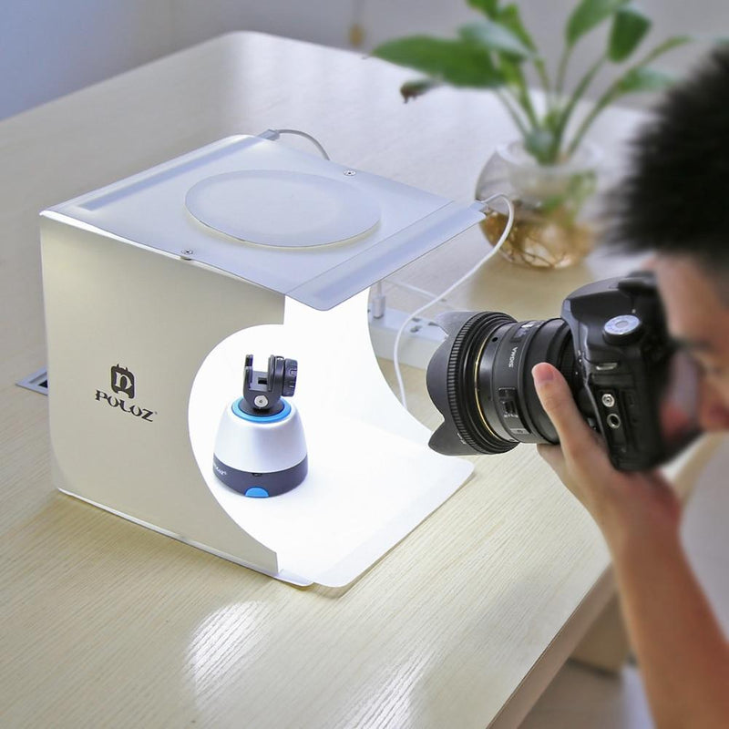 Estúdio Fotográfico Portátil com LED Cabine Photo Studio Box PULUZ