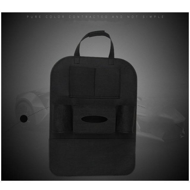 Organizador de Carro para Banco em Couro Porta Objetos Multi-Pocket