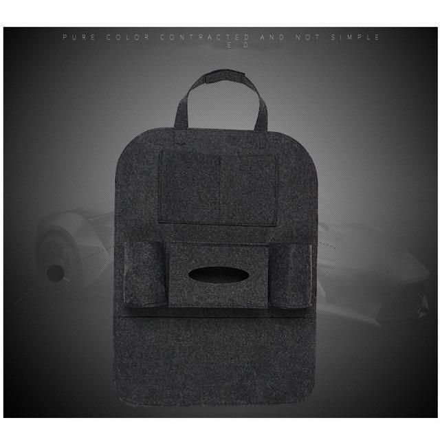 Organizador de Carro para Banco em Couro Porta Objetos Multi-Pocket