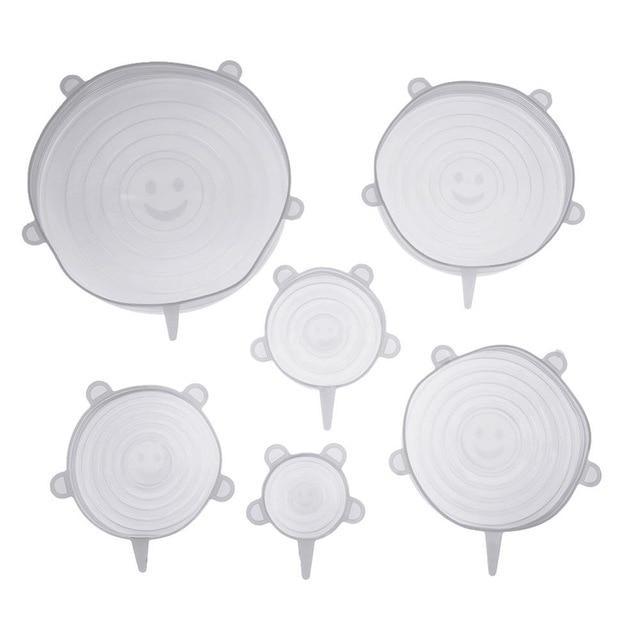 Stretch & Fit - Tampas de Silicone Flexivel (6pcs) - FlexCovers
