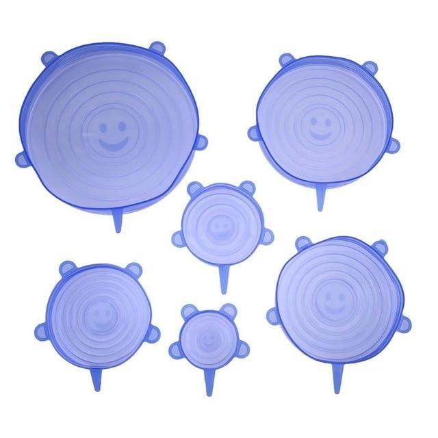 Stretch & Fit - Tampas de Silicone Flexivel (6pcs) - FlexCovers