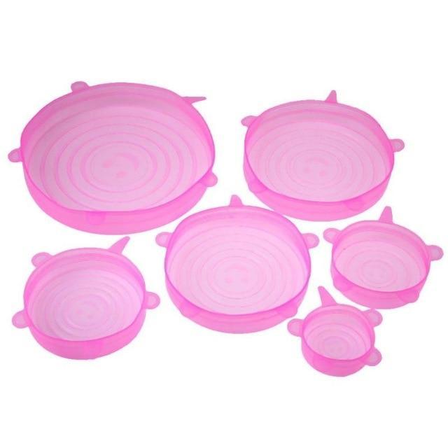 Stretch & Fit - Tampas de Silicone Flexivel (6pcs) - FlexCovers