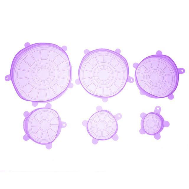 Stretch & Fit - Tampas de Silicone Flexivel (6pcs) - FlexCovers
