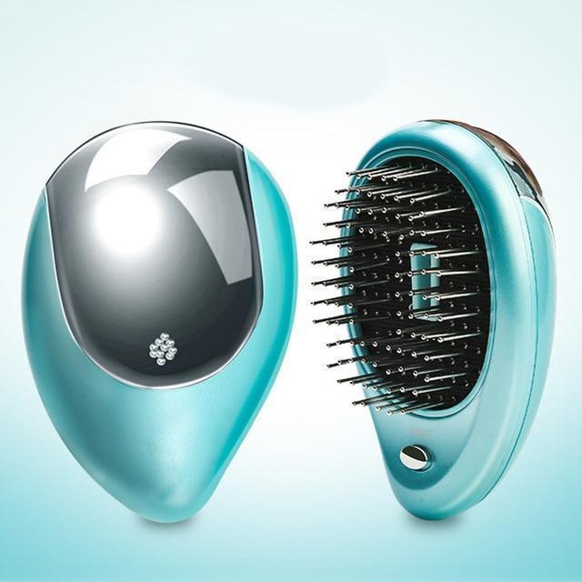 Escova de Cabelo Iônica Elétrica - Alisadora Portátil NoFrizz-H