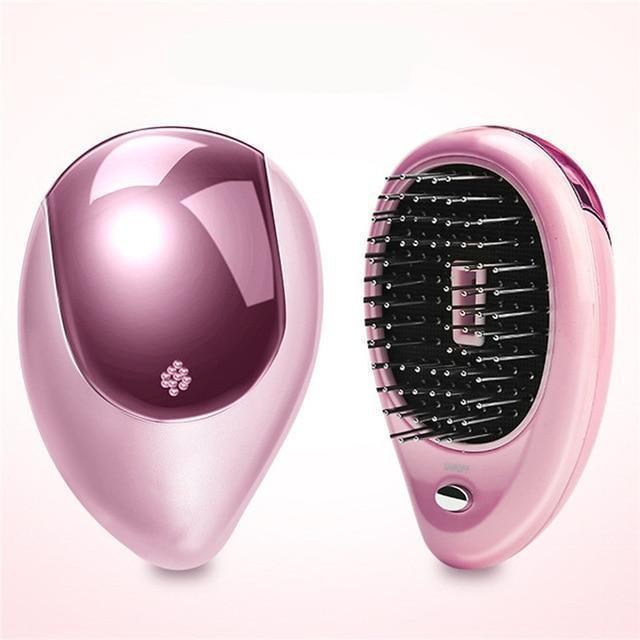 Escova de Cabelo Iônica Elétrica - Alisadora Portátil NoFrizz-H