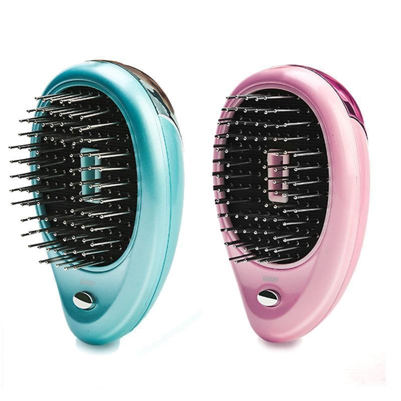 Escova de Cabelo Iônica Elétrica - Alisadora Portátil NoFrizz-H