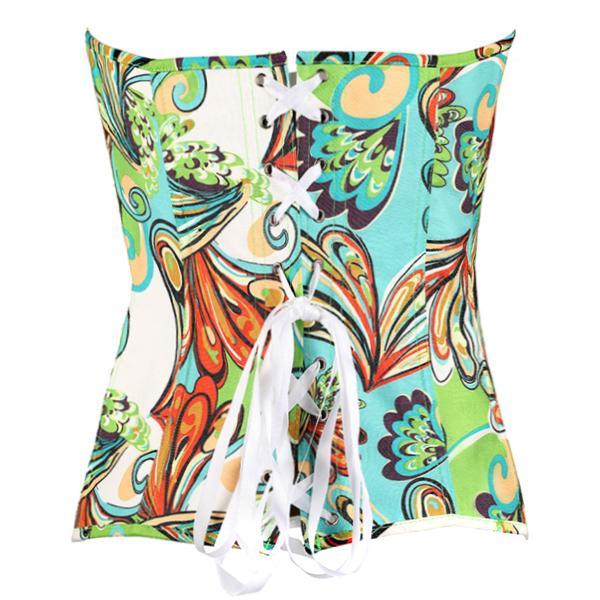 Conjunto Corset Estiloso Sexy de Borboletas