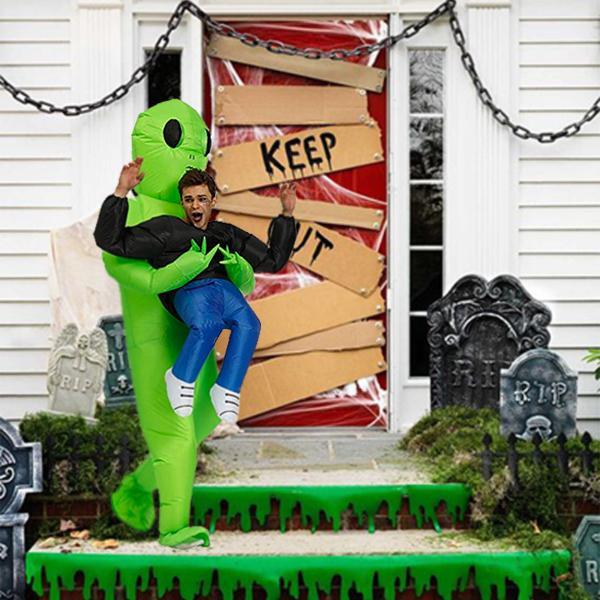 Fantasia Unissex Criativa para Todas as Festas Alien ET Inflável