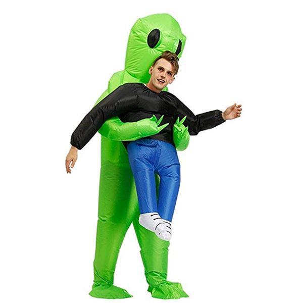 Fantasia Unissex Criativa para Todas as Festas Alien ET Inflável