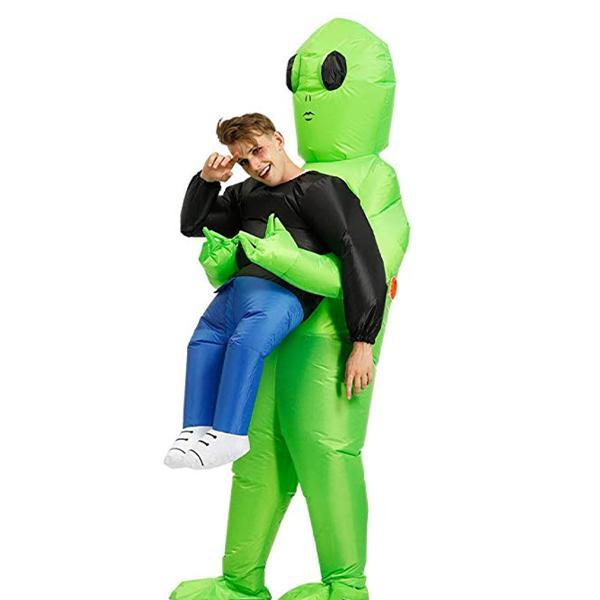 Fantasia Unissex Criativa para Todas as Festas Alien ET Inflável