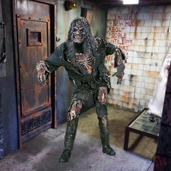 Fantasia de HalloWeen Zumbi Esqueleto