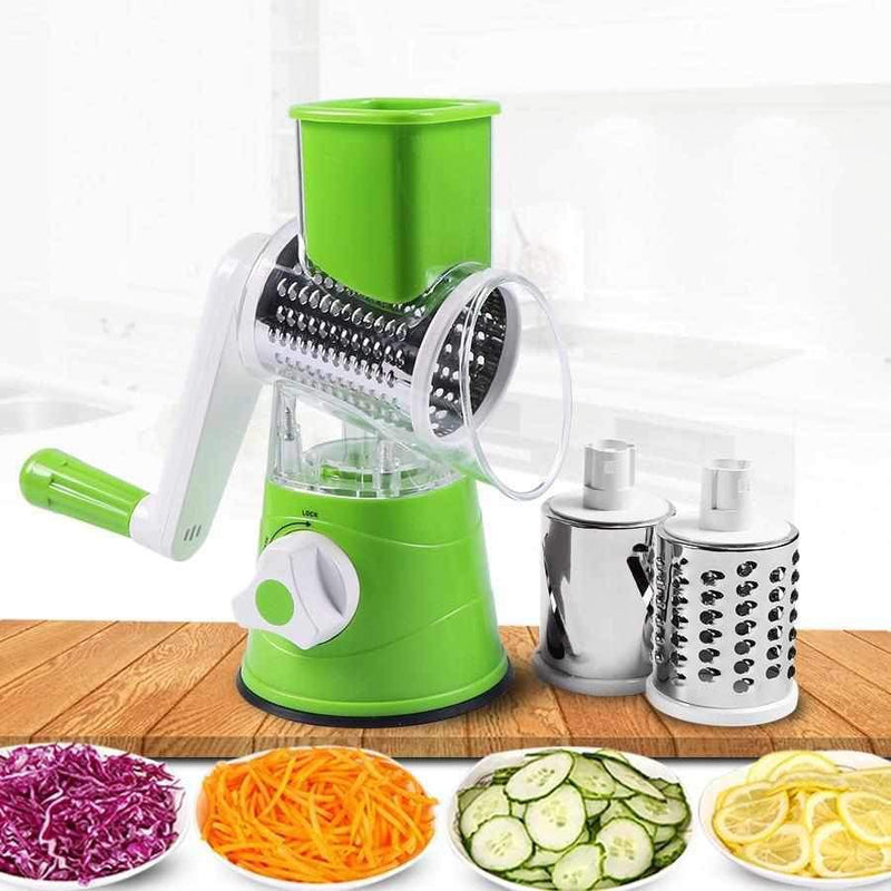 Fatiador e Ralador de Frutas e Legumes 3 em 1 Aço Inoxidável MultiCort Inox