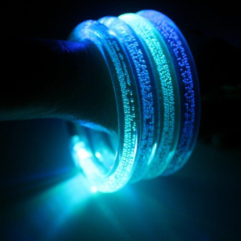 8 Peças de Pacote Quádruplo - Pulseiras de Flash LED - Flash Bracelets