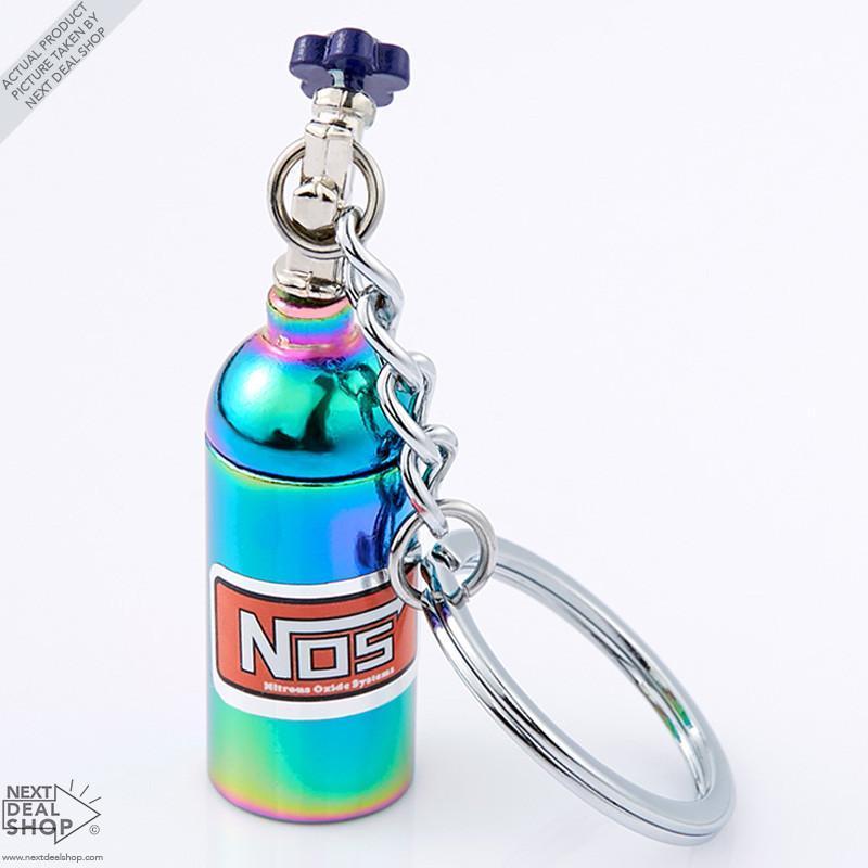 Chaveiro com Mini Frasco de Óxido Nitroso - Presente Único para Amantes de Carros!