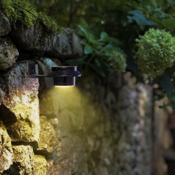 2 Peças de Luz de OVNI de Calhas com Energia Solar - Ovni-light