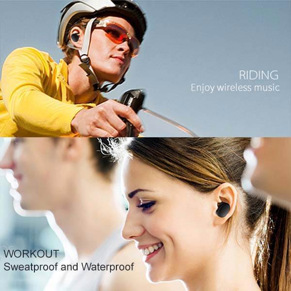Fones de Ouvido Smart Touch Sem Fio com Caixa Para Recarregar